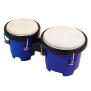 4inch 5inch Bongo Drum Set Percussion Instrument Tunable African Drum Music Instruments for Kids Beginners Boys Girls Gifts Dark Blue