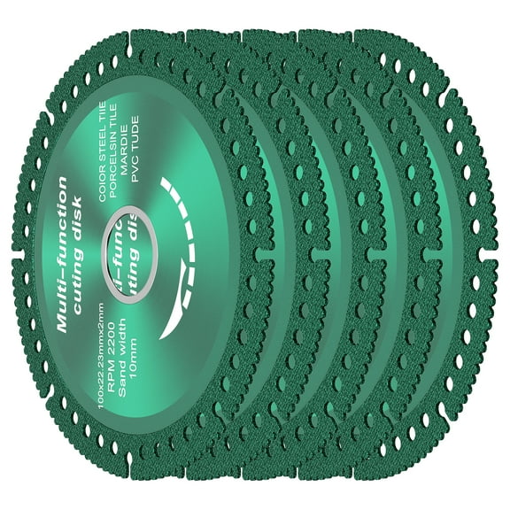 4inch Indestructible Disc Manganese Steel Indestructible Cutting Blade Efficient Cutting Angle Grinder Diamond Cutting Disc Precise Control Indestructible Saw Blade for Ceramic