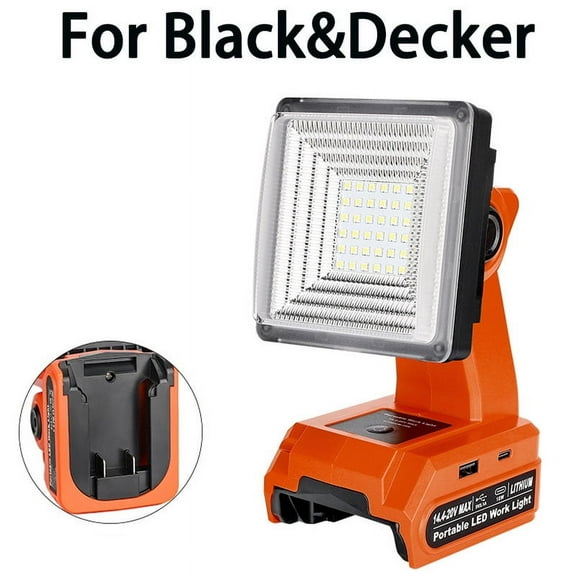 4inch LED Work Light Floodlight Flashlight For Makita/Dewalt/Milwaukee/Bosch/Black&Decker/Ryobi 18V Li-ion Battery Camping lamp