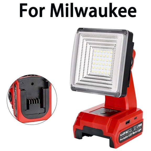 4inch LED Work Light Floodlight Flashlight For Makita/Dewalt/Milwaukee/Bosch/Black&Decker/Ryobi 18V Li-ion Battery Camping lamp