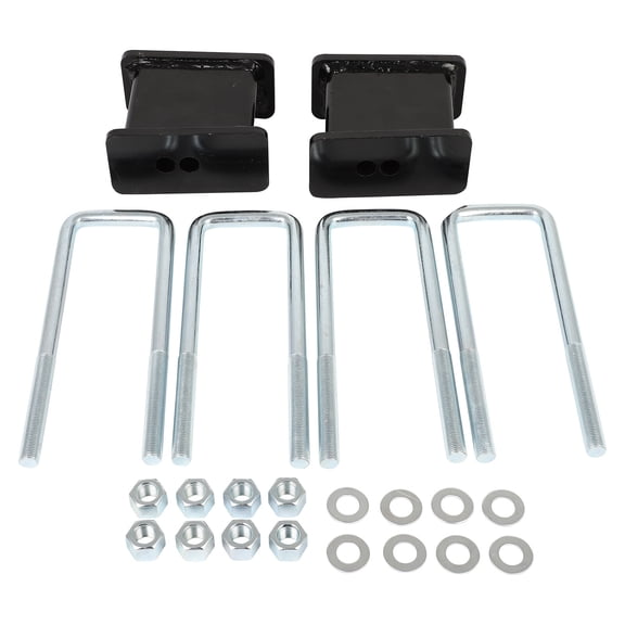 4inch Lift Blocks Kit w/ Ubolts Rear For 2007-18 Chevy Silverado GMC Sierra 1500