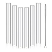4inch Long Glass Borosilicate Blowing Tubes Industrial Glass Tubes for Glass Blowing 12x2mm Thick Wall Clear Glass Pipe