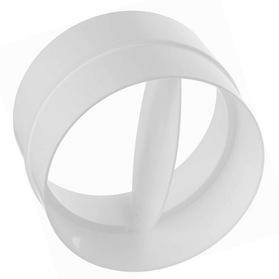 4inch PVC Check Valves Draft Blocker Duct Connector Damper Ventilation Check Valves For Ventilation Easy to Install