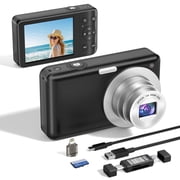 4K 64MP Compact Video Camera 12X Optical Zoom WiFi 32GB Card LED Fill Light Digital Camera
