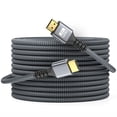 thumbnail image 1 of 4K Hdmi Cable 75ft High Speed HDMI Cable 4K@60HZ 3D ARC Gold Plated Connector Ethernet Audio Video Return Cord for UHD TV Monitor Laptop Xbox PS4/PS5, 1 of 7