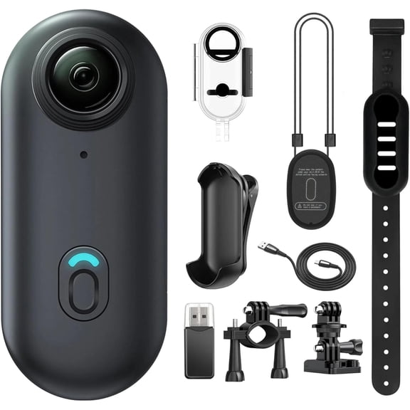 4k Pro Mini Body Camera Wearable, 4k Hd Thumb Action Camera with Clip Mount, Wearable Video Recording for Ski, Cycling, Diving and Outdoors Activities