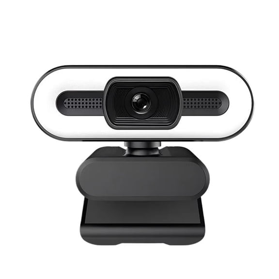 4k Webcam Autofocus Hd Webcam With Fill Light Rotatable Laptop Webcam Pc Computer Camera With Microphone For Youtube Video