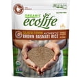 thumbnail image 1 of 4lb Bag of USDA Organic Brown Basmati Rice by  - Quick Cooking & Nutty Aroma, 1 of 5