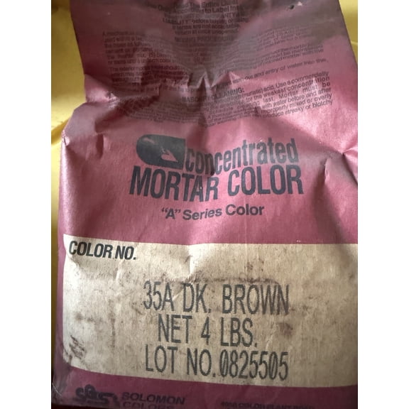 4lb-SGS-35A Dark Brown Oxide Pigment Concrete Floor Tile Mortar Dye Grout Brick