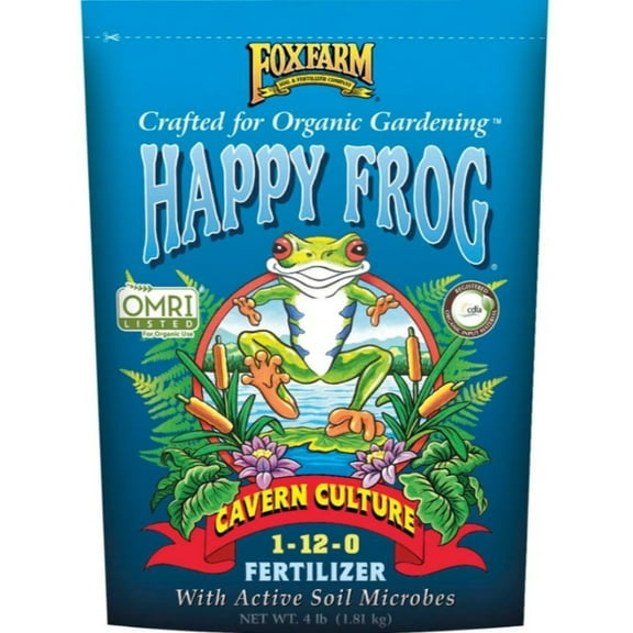 4lbs. Happy Frog Cavern Culture Organic Plant Fertilizer - New Package for 2019