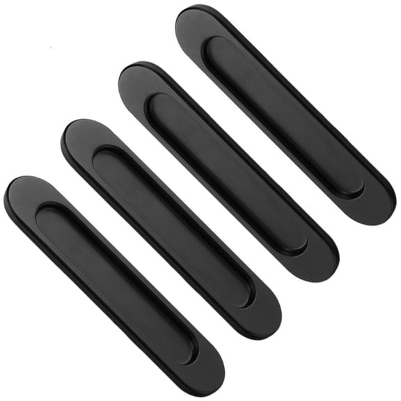 4lots Durability Sliding Door Handles Auto Stick Application Rustproof Aluminum