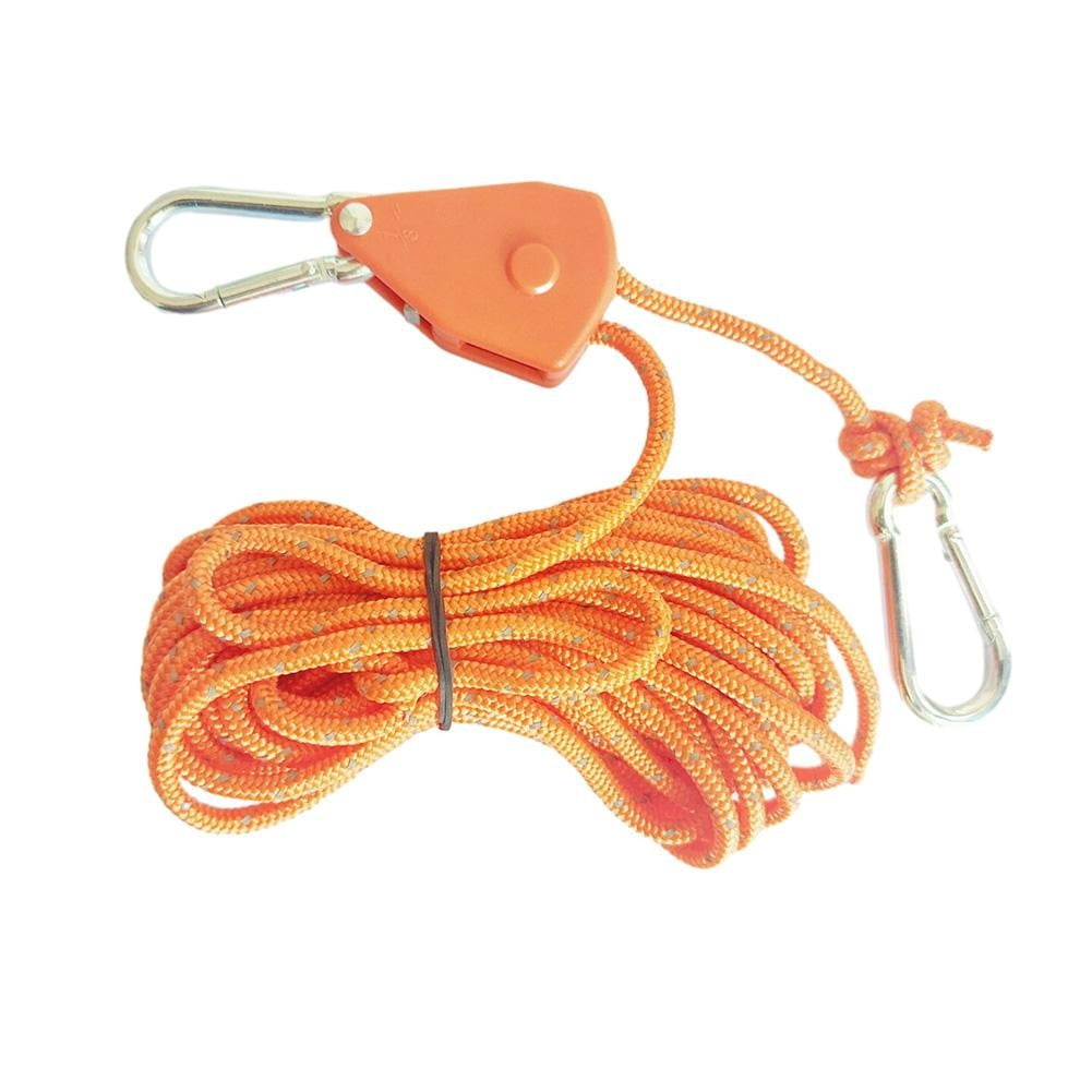 4m/5m Tent pulley Tent Wind Rope Camping Tent Rope Canopy Binding Rope