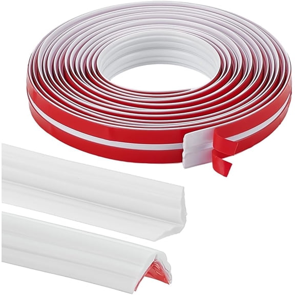 4m TPE Self-adhesive Anti-collision Strips 0.8 Inch Wide Wall Corner Protector Inside Outside Wall Edge Guard Self Adhesive Moulding