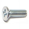 thumbnail image 1 of 4mm-0.7 x 12mm Zinc Plated Class 4.8 Steel Coarse Thread Phillips Flat Head Machine Screws, 1 of 1