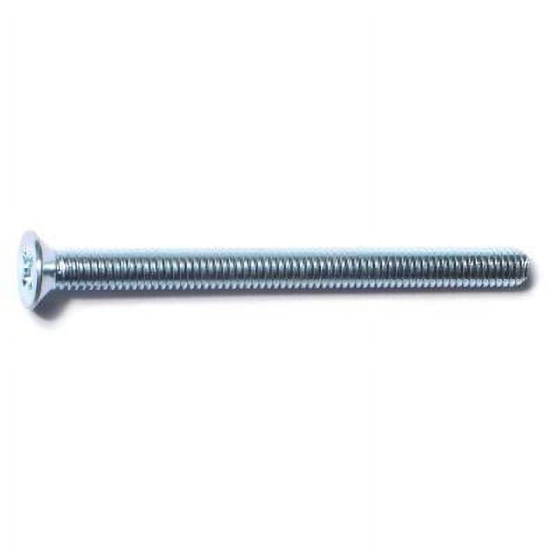 4mm-0.7 x 50mm Zinc Class 4.8 Phillips Flat Head Machine Screws (50 pcs.)