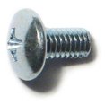 thumbnail image 1 of 4mm-0.7 x 8mm Zinc Plated Class 4.8 Steel Coarse Thread Phillips Truss Head Machine Screws, 1 of 1