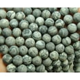thumbnail image 1 of 4mm 15.5 Inches Gray Picture Jasper Matte Round Beads ForJewelry Making, 1 of 1