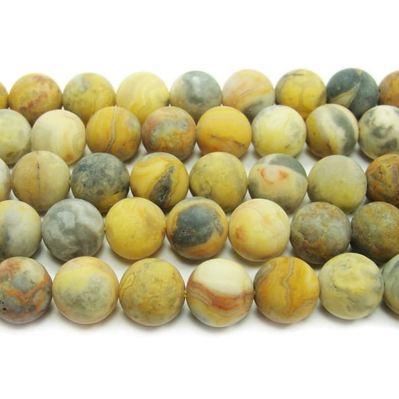 4mm 15.5" Strand Crazy Lace Agate Matte Round Beads Genuine Gemstone Natural Jewelry Making