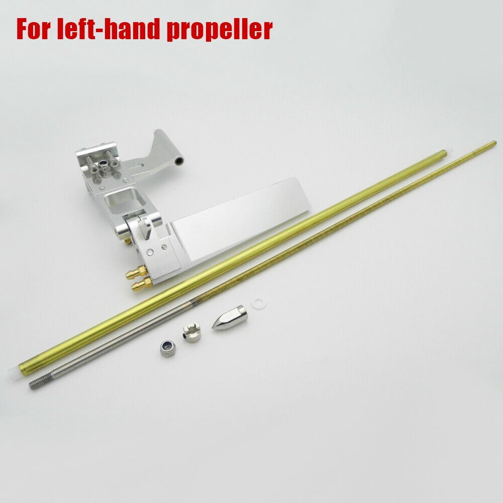 4mm 350mm Flexible Drive Cable Shaft Strut Mount Holder Dual Water Pick Up Steering Rudder Kit For RC Boat Marine Mono
