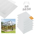 thumbnail image 1 of 4mm 6Pcs Twin-Wall Greenhouse Panels, Polycarbonate Roof Panels, Waterproof UV Protected Reinforced Sheets, DIY Panels Outdoor Garden and Greenhouse Covering, 1 of 6