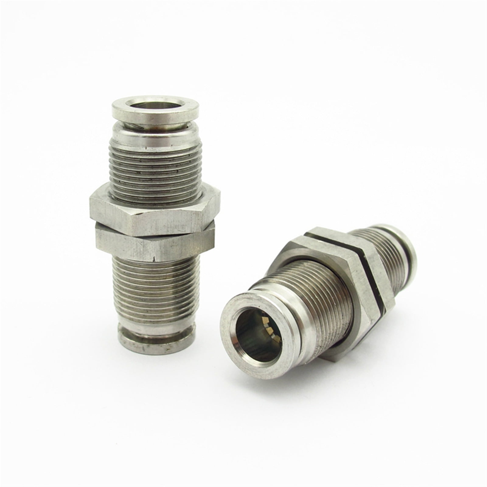 304 Stainless Steel Pneumatic Fitting - One Touch Quick Connector 6mm-6mm