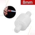 thumbnail image 1 of 4mm 6mm 8mm 10mm 12mm Hose ID Plastic White Check Valve Way Non-return Valve, 1 of 5