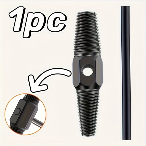 4mm, 6mm Double-Headed Pipe Cutter Thread Extractor Triangle Valve Pipe Cutter Reverse Thread Tool Double-Headed Pipe Cutter Industrial Manual Tool, Ideal for Home and Industrial Pipe Maintenance