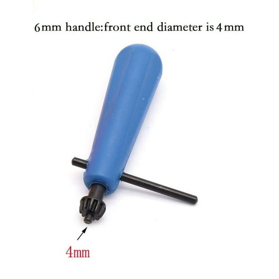 4mm 6mm Handle Key Drill Chuck Wrench Mill Grinder Shaft Electric Grinding Motor