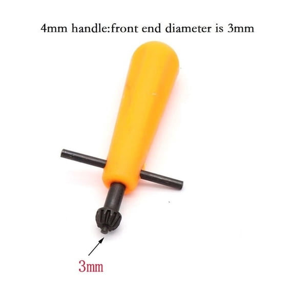 4mm 6mm Handle Key Drill Chuck Wrench Mill Grinder Shaft Electric Grinding Motor