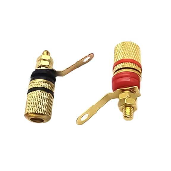 4mm Amplifiers Terminals Connectors Binding Post Banana Plug Socket Signal Transmission Connection Clamp Replacement