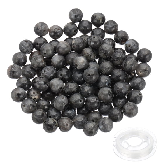 4mm Aventurine Beads, 200 Pcs Round Natural Gemstone Beads Smooth Stone Beads Jade Tiger's Eye Loose Glass Beads for Bracelet Necklace Jewelry Making DIY, Deep Red Black