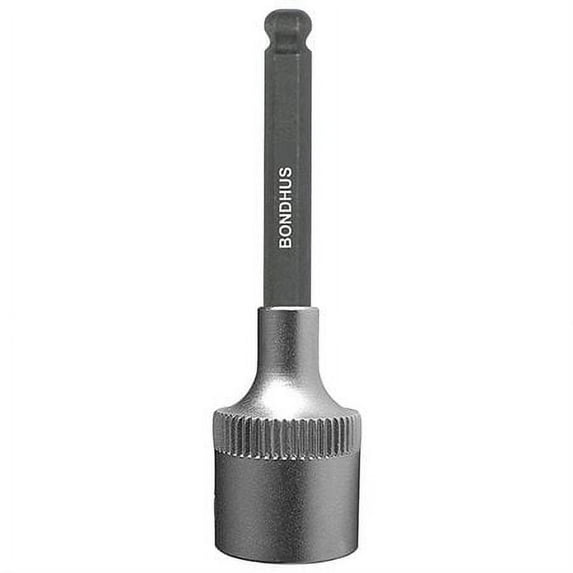 4mm Ball bit x 2in with 3/8in DR socket