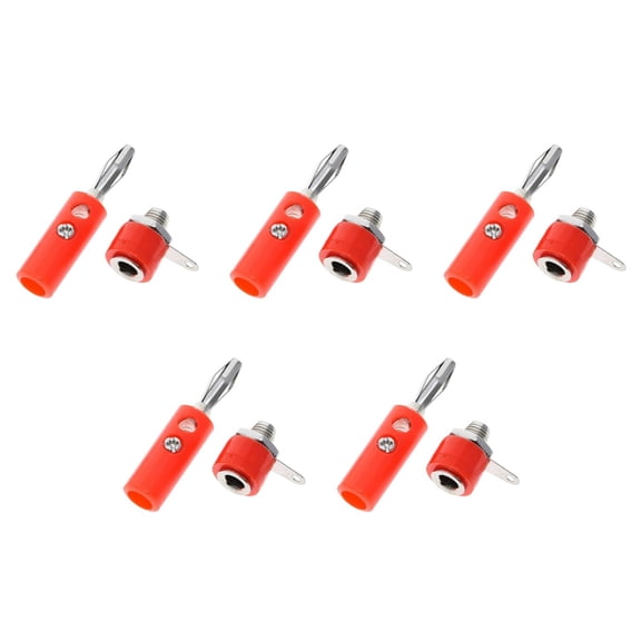 4mm Banana Male Plug Female Socket Connector Screw Terminal Binding Post Speaker for Home Electronics Laboratory