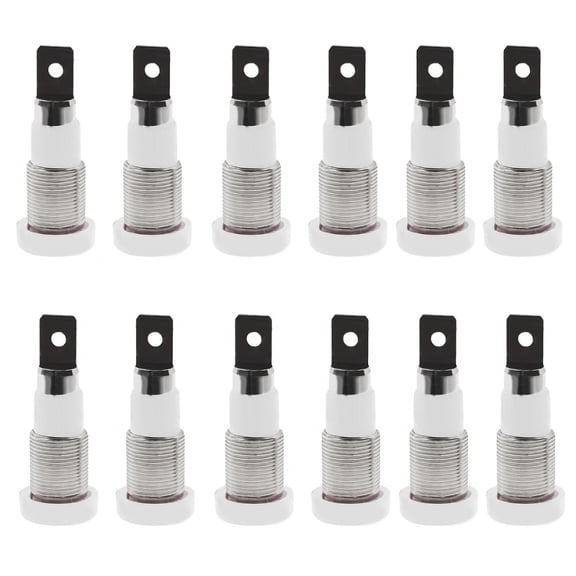 4mm Banana Plug Connectors Banana Jack Socket Female Adapter Panel Mount Binding Post 12 Pieces M4x28mm