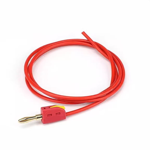 4mm Banana Plug Test Leads 100cm Silicone Wire 32A/250V Rating For Professional Electrical Testing Automotive Electronic