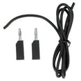 4mm Black Banana Plug Test Leads Kit 30VAC/60VDC 19A J.70010 Universal