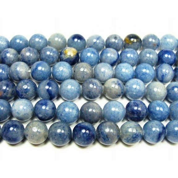 4mm Blue Aventurine Round Beads Genuine Gemstone Natural Jewelry Making