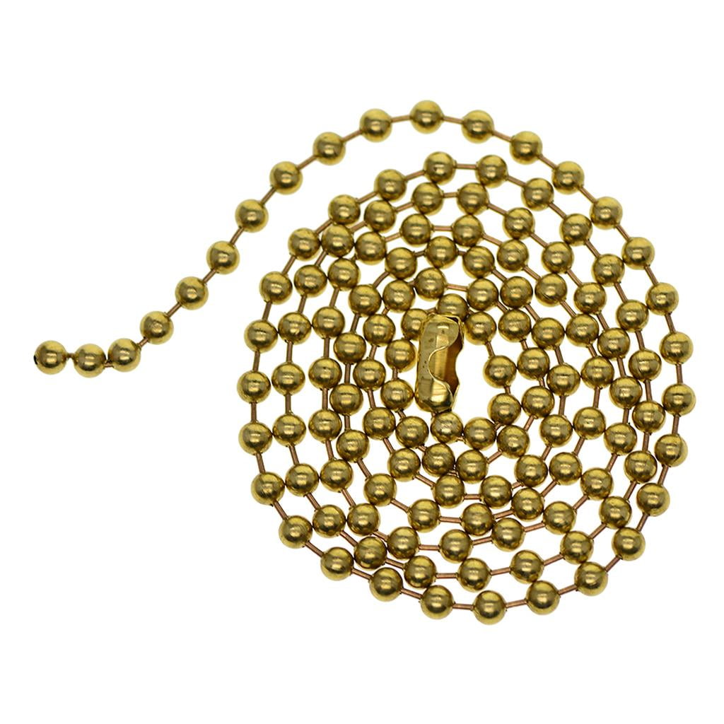 Brass ball chain necklace outlet