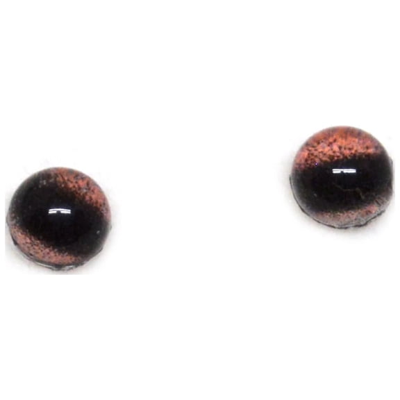 4mm Brown Elk Tiny Animal Glass Eyes
