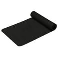 thumbnail image 1 of 4mm Double Sided Non Slip Yoga Mat Solid Color Shock Absorbing Portable Workout Mat For Home Gym Pilates Exercise Training(Black-173x60cm), 1 of 8
