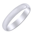 thumbnail image 1 of AFFY 4mm Half Round Band Ring in 14k White Gold Ring Size - 7.5, 1 of 1