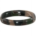 thumbnail image 1 of 4mm Half-Round Camo Swirl Stackable Ring, 1 of 3
