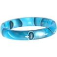 thumbnail image 1 of 4mm Half-Round Caribbean Swirl Stackable Ring, 1 of 1