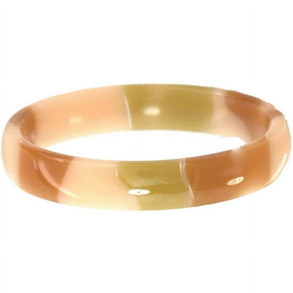 4mm Half-Round Desert Camo Swirl Stackable Ring