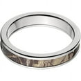 thumbnail image 1 of 4mm Half-Round Titanium Ring with a RealTree AP Camo Inlay, 1 of 3