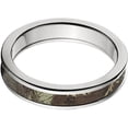thumbnail image 1 of 4mm Half-Round Titanium Ring with a RealTree Max 1 Camo Inlay, 1 of 3