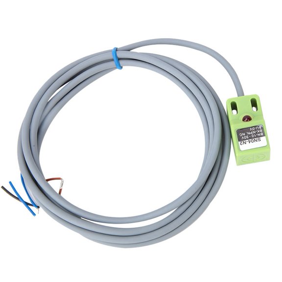 4mm Inductive Proximity Sensor Detection Switch 10-30V DC NPN NC SN04-N2 Proximity Switch for Automatic Control Systems (1.75 meters / 68.9 inches Cable)