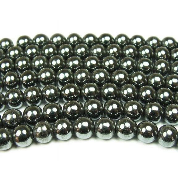 4mm Iron Gray Hematite Smooth Round Beads ForJewelry Making