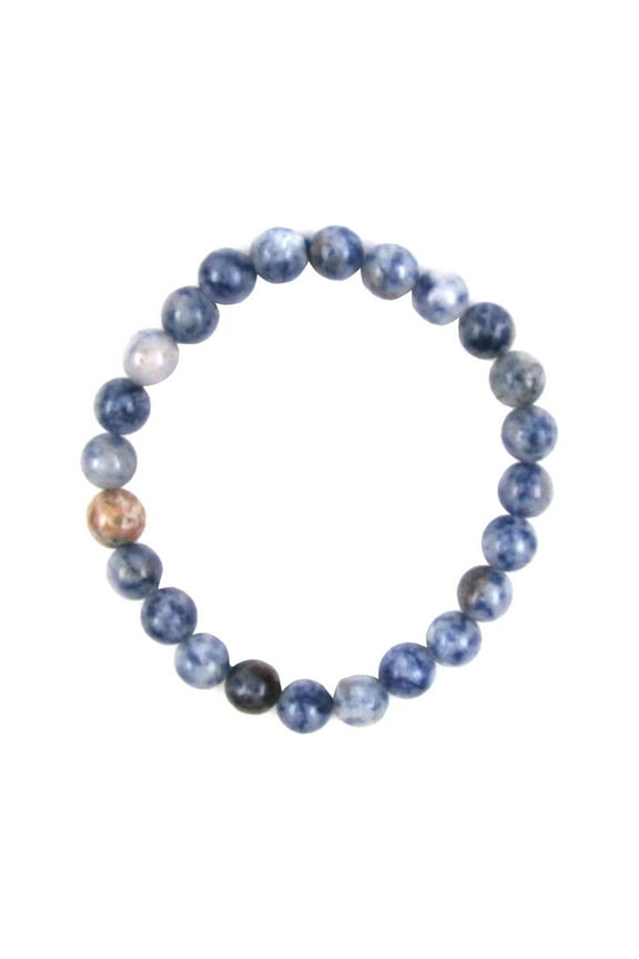 4mm Natural Sodalite Gemstone Bead Throat Chakra Bracelet Energy Cleansing Reiki Stone Jewelry