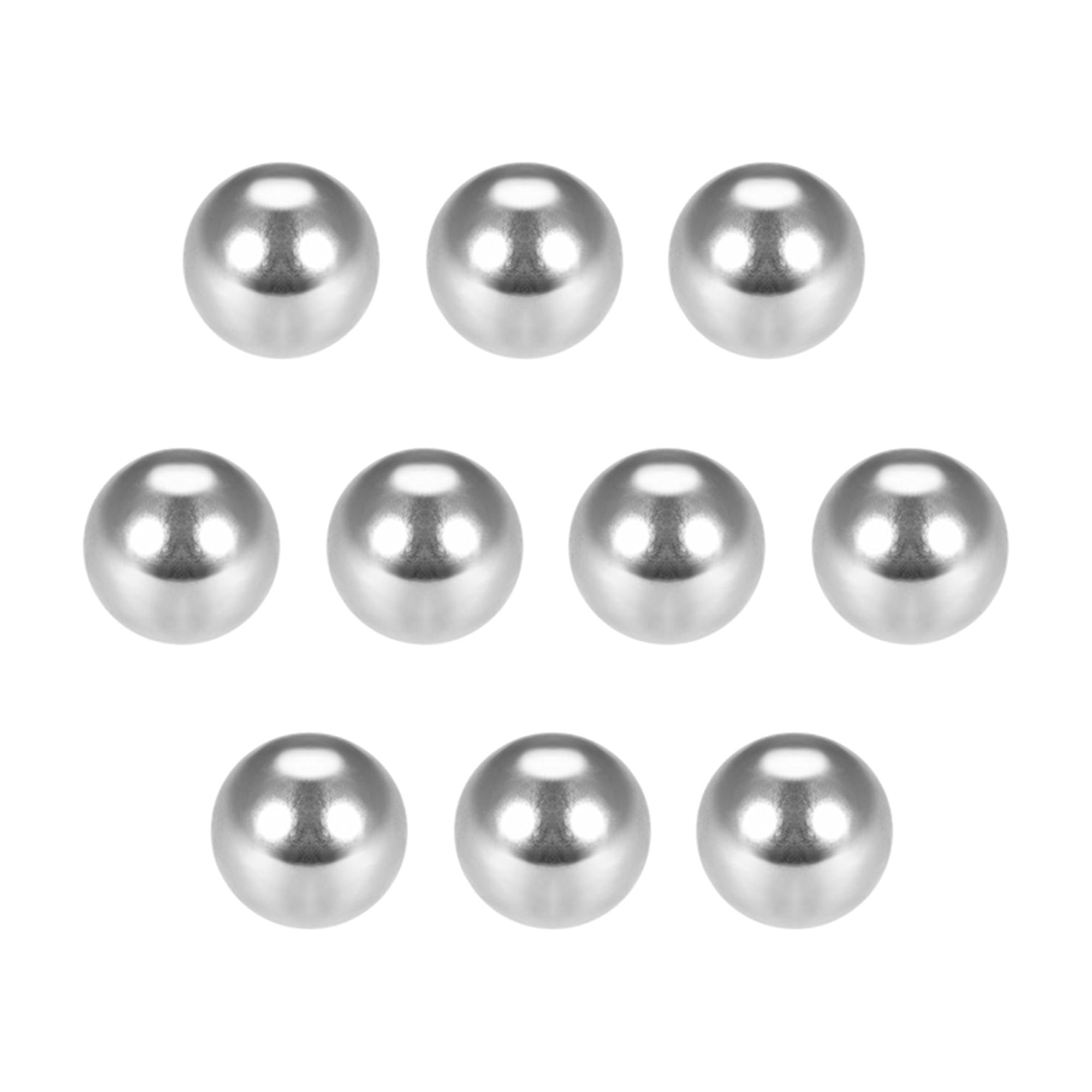 BC Precision 500-Pack 1/4" G25 Chromium Steel Bearing Balls – AISI 52100 Chrome Steel